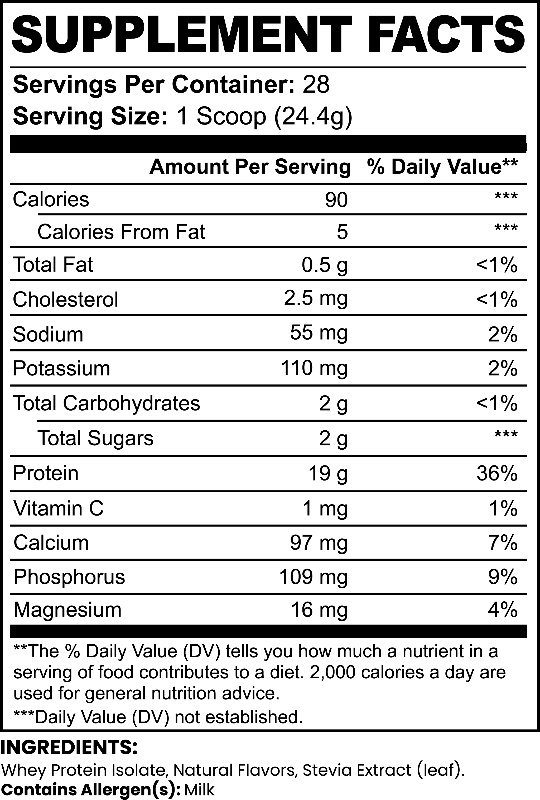 Mass Whey Protein (Vanilla)
